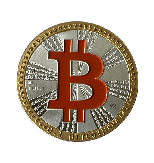 Bitcoin Fine Silver 999.9 DIY coin